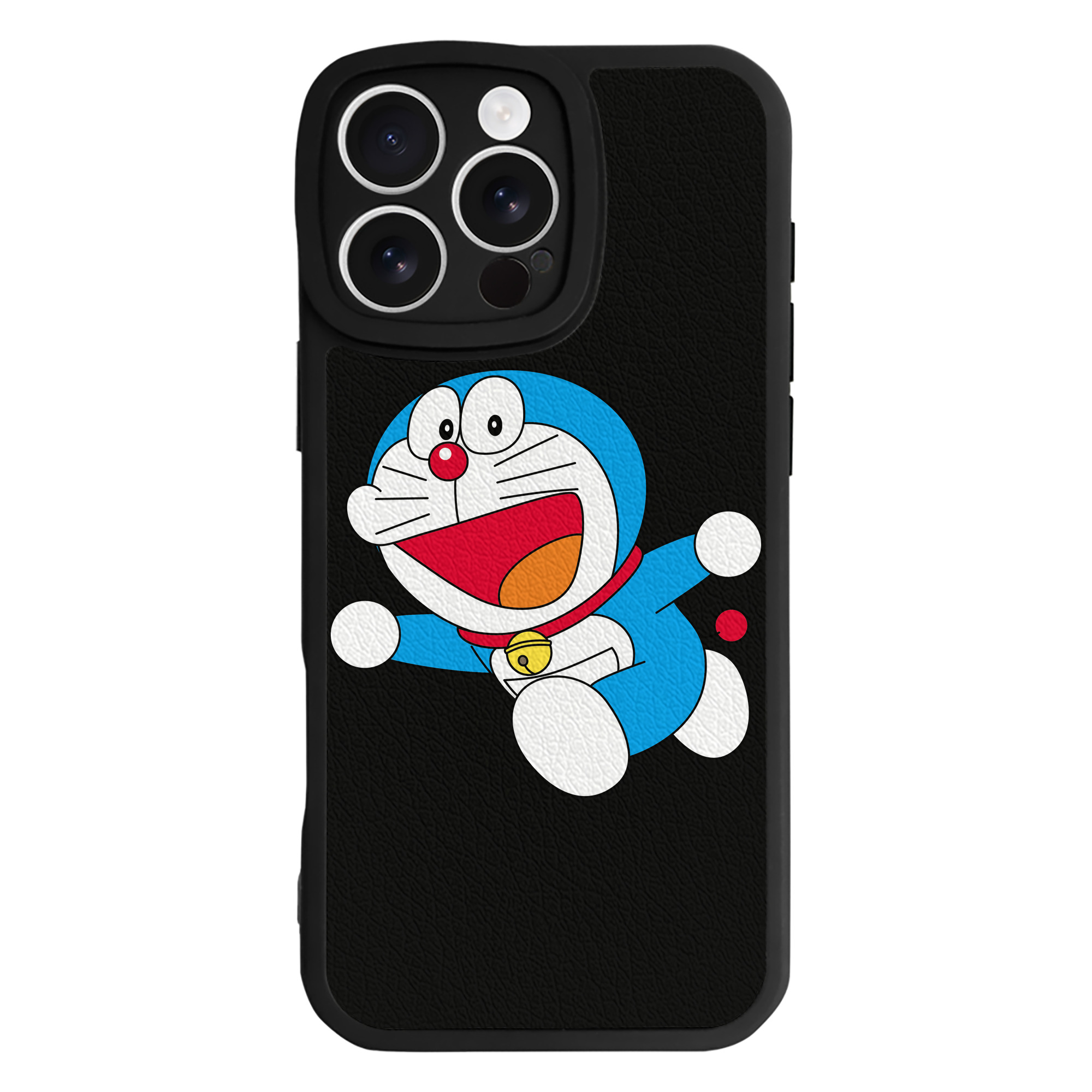 （画像用） ドラえもん Doraemon 【iPhone 16シリーズ対応】シリコンスマホケース（レザー調） 材質：シリコン